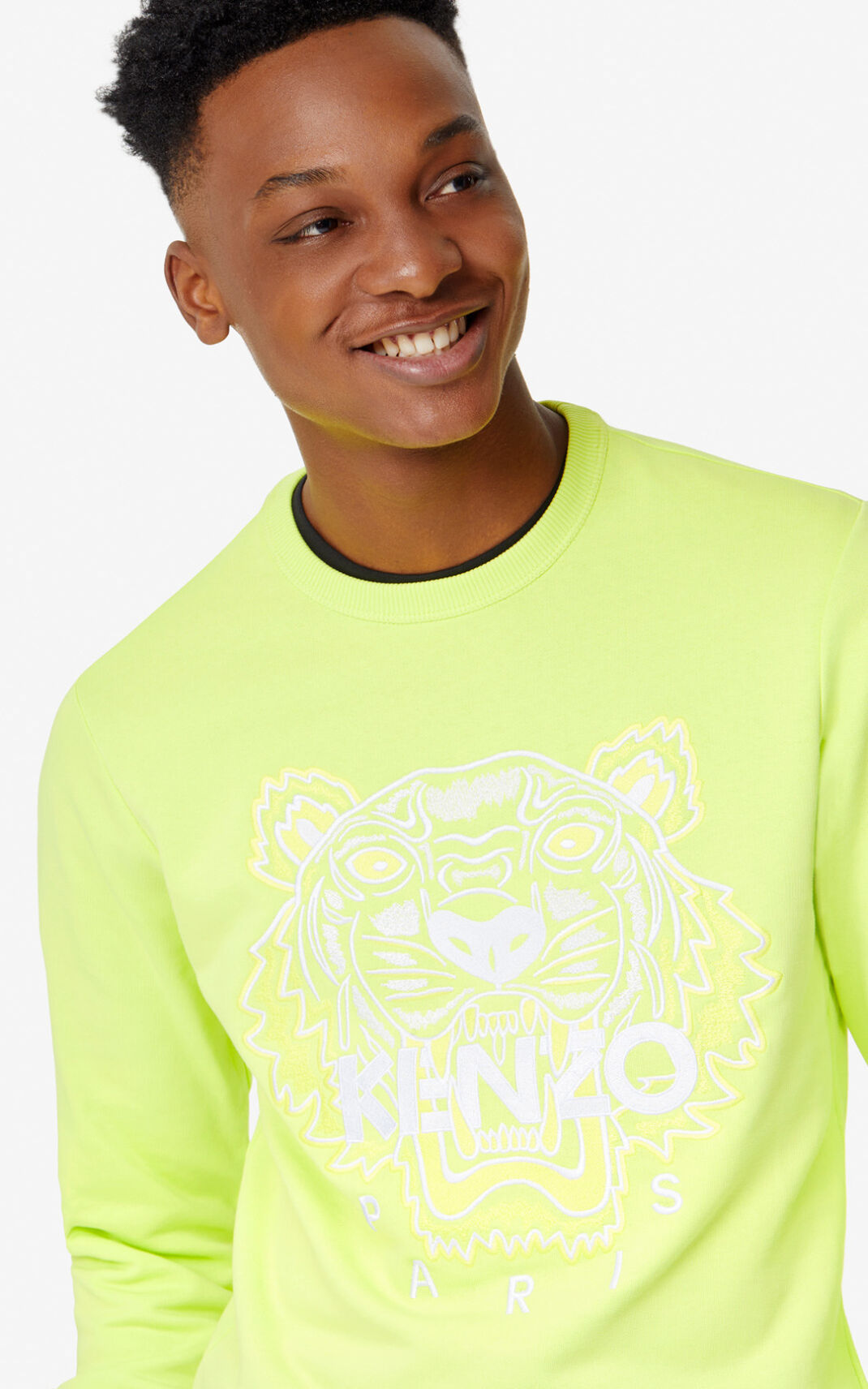 Sudadera Kenzo Tiger Hombre Limón - SKU.9663714